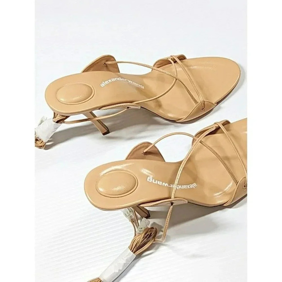 Alexander Wang Women's Lucienne 105 Ankle Tie Heel Sandals Size 36.5 (MSRP $595) - Picture 5 of 12